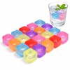 PARENCE. 20 cubetti di ghiaccio colorati e riutilizzabili - Set