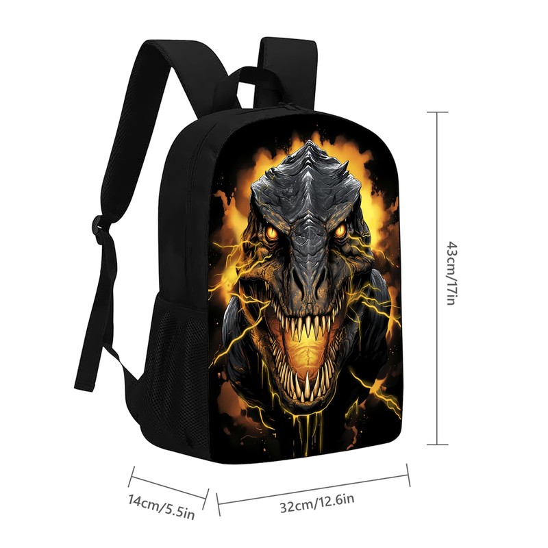 Huke Dinosaur Backpack for Kids Boys Girls, Cool Dino Backpack,