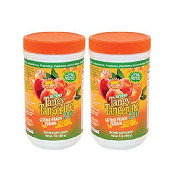 Beyond Tangy Tangerine 2.0, Citrus Peach Fusion,(Twin Pak) by Youngevity