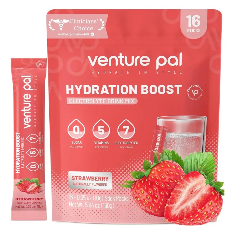 Venture Pal Electrolitos En Polvo Sugar Free 16 Sobres Keto