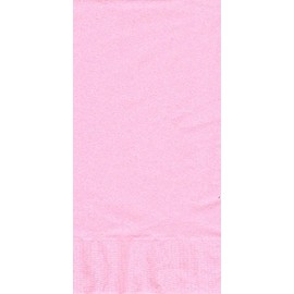50 Plain Solid Colors Dinner Hand Towel Napkins Paper - Pink