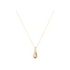 Gold&Deer 14KGP Amber Drop Long Necklace White Gold / 골드앤디어