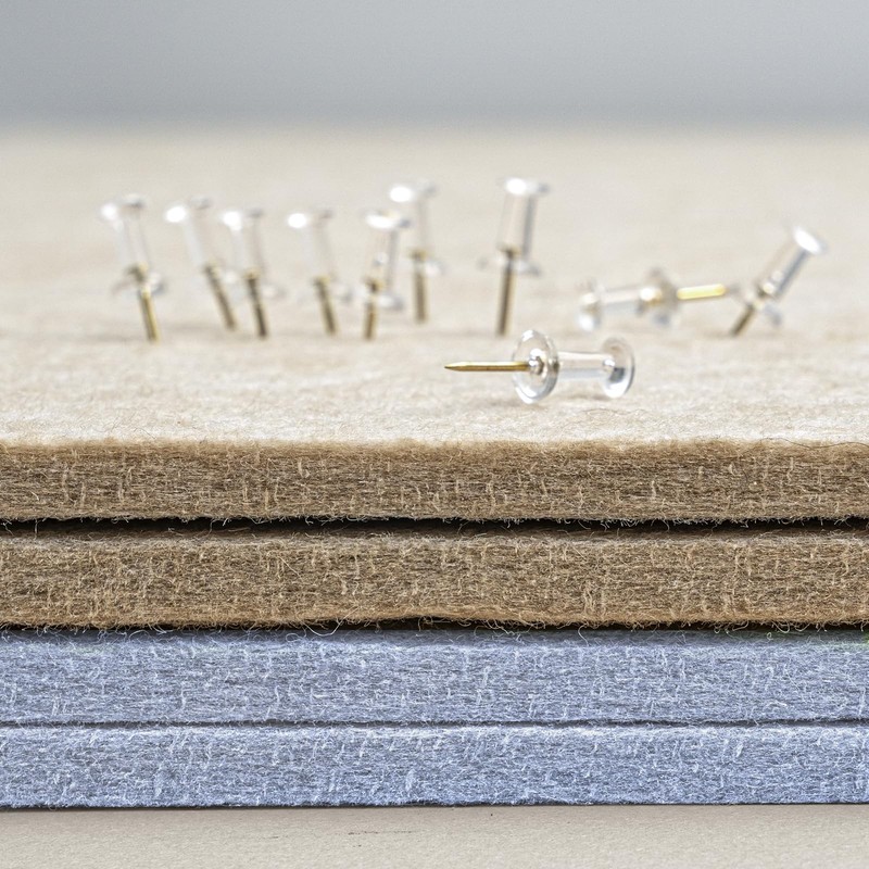 Bulletin Board, 24 x 18 inches Felt Board Decorative Pin