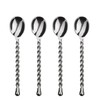 Gourmet Settings - 4-Piece Mini Spoons Set - Silver Tear