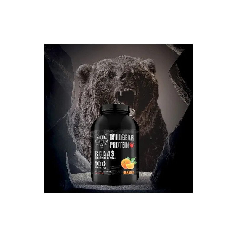 Aminoácidos Pre Entreno Bcaas Wild Beard 1kg Sabores 100serv
