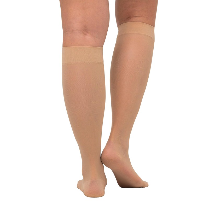 Ulla Popken Women's Plus Size Knee High Flight Socks Light