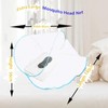 CMINGJ Portable Mosquito Head Net Foldable Pop-Up Travel Essentials Mosquito