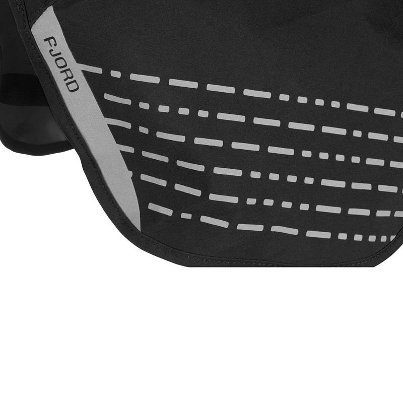 Non-Stop Dogwear Fjord Raincoat, Black/Orange - 40