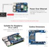 Waveshare Power Over Ethernet HAT (H), Compatible with Raspberry Pi