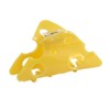 Cheese Hair Claw Clip, Triangle Hollow Design, Yellow Food Shape