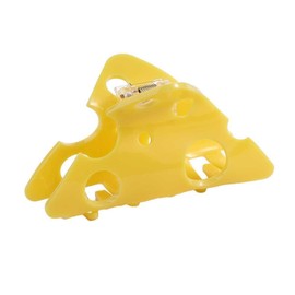 Cheese Hair Claw Clip, Triangle Hollow Design, Yellow Food Shape Hair Accessories for Women