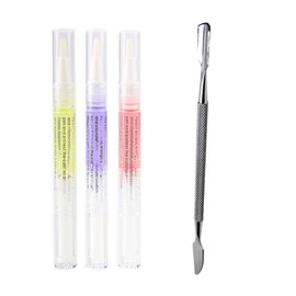 JOCXZI 3PCS Nail Oil Pen Nourishing- Nail Oil Pen with Natural Ingredients Revitalize Pen Gel Manicure Pedicure nail art Treatment ，Mix Flavors Cuticle Oil Prevent Nail Cracking Nail Oil Treatment