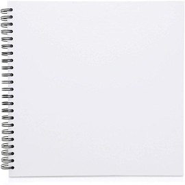 Hardcover Scrapbook Album (12 x 12 Inches, White, 40 Sheets)