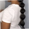 Baluue Afro Bubble Ponytail Extension Long 24 Synthetic Hair Piece