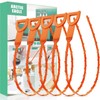 Drain Snake Hair Drain Clog Remover - 5 Pack Shower