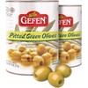 Gefen Pitted Gourmet Green Olives 19oz (2 Pack) No Coloring