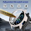 Kimiyaki 2 Pack for Garmin vivoactive 6 Screen Protector Case