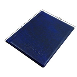 COLLECTOR - Coin album for 96 medium sized coins such as A-Z 10 Pence 10p 50p 50 Pence £1 €1 €2 or others - MULTICHOICE (Blue)