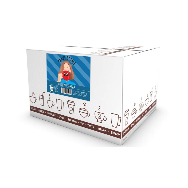 Crave Beverages Flavored Coffee Pods Compatible with Keurig K-Cup Brewers,