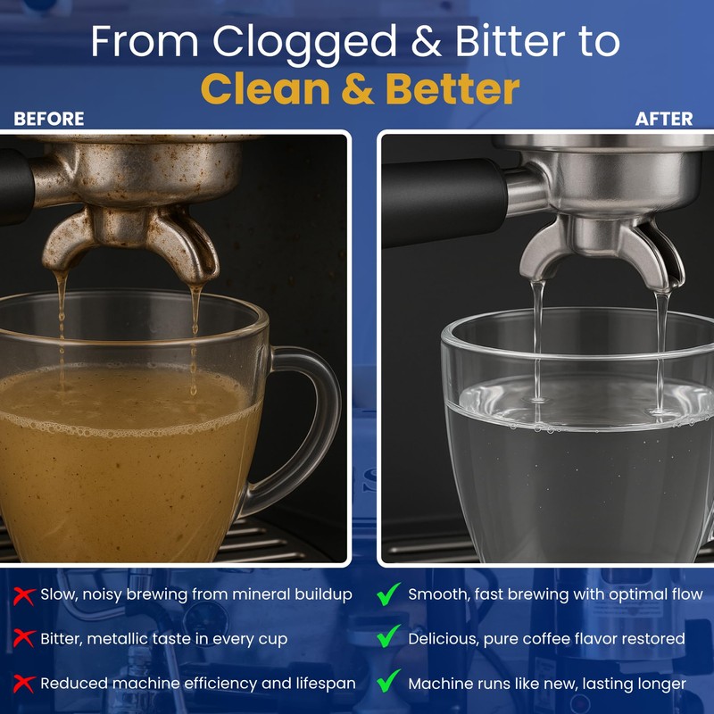 REVIV Descaling Solution for Coffee Machines – 33.8 fl oz