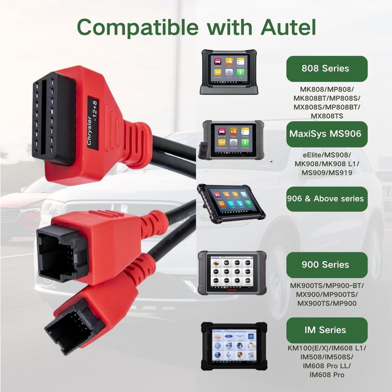 for Autel Original OBD2 12+8 Adapter,Secutiry Gateway Bypass Cable