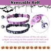PUPTECK Breakaway Cat Collar with Bell Charm, 2 Packs Adjustable
