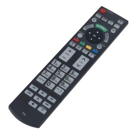 Beyution N2QAYB000703 Replace Remote Control Fit for Panasonic TV TC-L42ET5, TC-P55VT50, TC-P50ST50, TC-L55ET5, TC-L55DT50, TC-L47ET5, TC-P55ST50, TC-P60ST50, TC-L47DT50, TC-L4DT50, TC-P65ST50