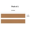 Rubber Bond Kick Plates (2 Pack) 6" x 33" -