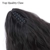 Ponytail Extension, Clip-In Extensions, Corn Wave Hair Extensions with Clip,