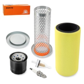 Air Filter + Cage Guide End Cap & Oil Filter + Spark Plug For Yamaha Rhino 660 450 YXR45F YXR66F 2004-2009 5UG-E4451-00-00