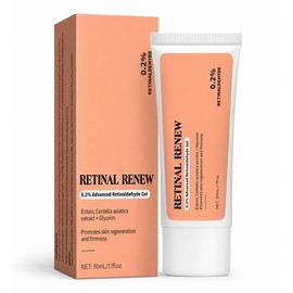 Clinical 0.2% Retinaldehído - Suero facial de retinaldehído de 1.7 fl oz – Refuerzo rápido antienvejecimiento de la piel retiniana con ectoína y cica – Gel crema alternativa de retinol suave para