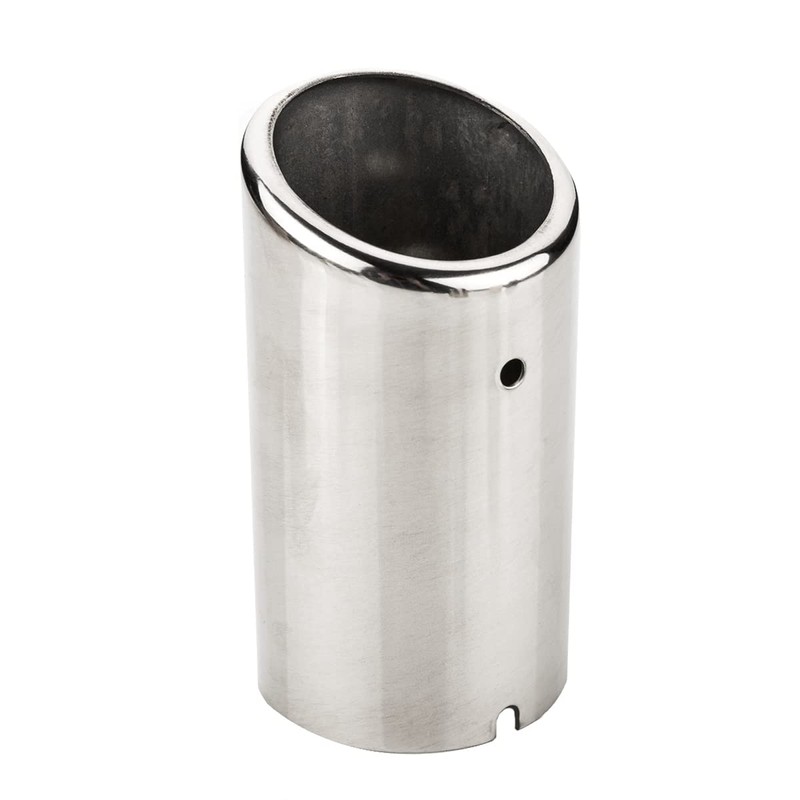 LST 2 Piece Exhaust Trim Tailpipe Exhaust Gas Chrome Tip