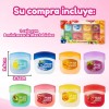 8 Balsamo Labial Pomada Frutas Aroma Hidratante Mix Sabores