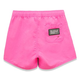 Pantalones cortos de natación para niñas y niños, pantalones cortos de playa, pantalones cortos ligeros y casuales, sin forro, 42077-rosa, 18-20