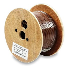 ACCL 500Ft 20/2 Unshielded CMR Thermostat Cable Solid Copper PVC, 1 Pack