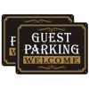 Welcome Guest Parking Signs 14"x 10" Visitor Parking Signs Metal