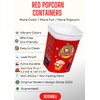 ONONEXPRESS MIX 4 pcs Reusable Plastic Popcorn Containers/Popcorn Bowls Set