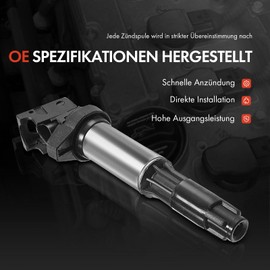 Frankberg 3 x Ignition Coil Petrol Compatible with 3 Series E46 E90 E91 E92 E93 2000-2013 1 Series E81 E82 E87 E88 F20 2004-2020 5 Series E39 E60 E61 2002-2020 17 M.i.ni 2006-2016 X1 X3 X5 Z4 Replace#