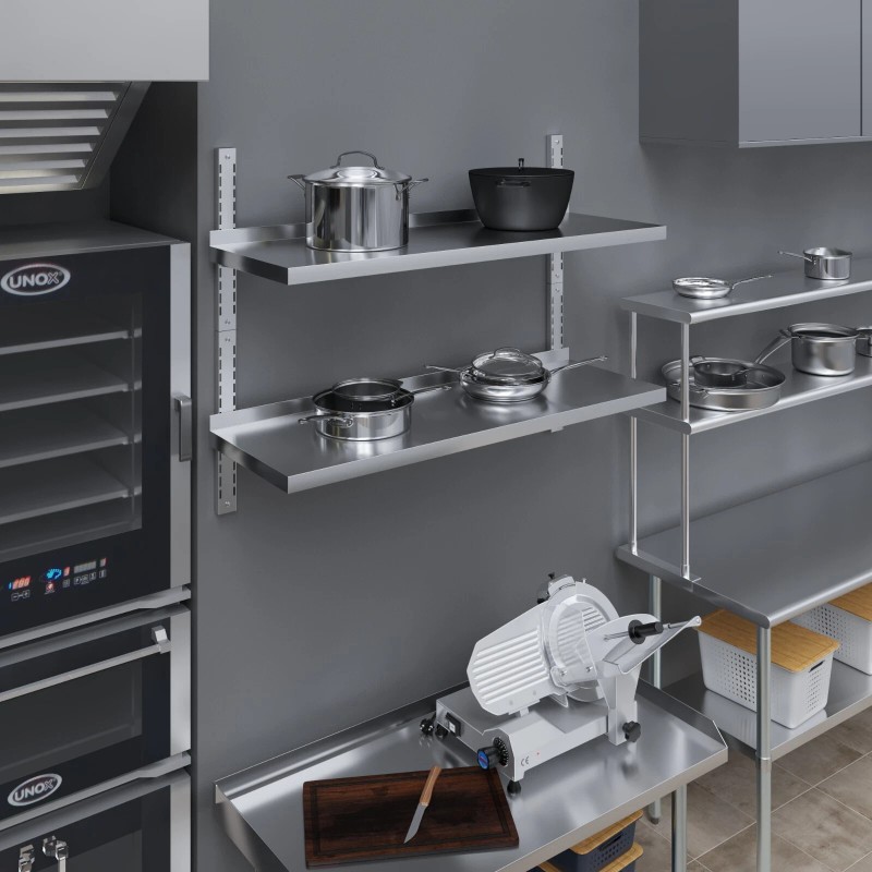 AmGood 16 in. x 48 in. Two-Tier Metal Wall Mount