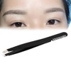 Ipetboom Eyebrow Tweezer Comb Stainless Steel Hair Removal Tool for