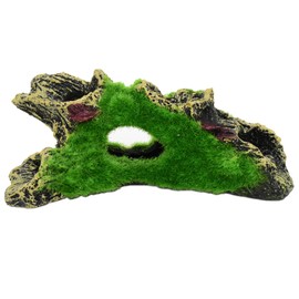 GKYZBB Aquarium Ornament - Fish Tank Cave Hideout Rockery for Office and Home Decoration (Timber-C)