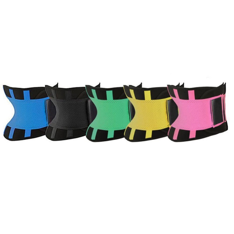 SagaSave 1 x Bandage Wrap Waist Trainer, L Yellow Waist