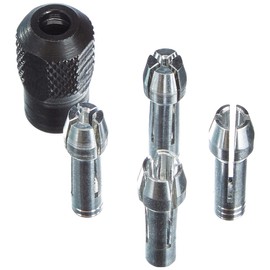 Dremel 4485 Collets Kit, Accessory Set with 4 Collets and 1 Collet Nut for Rotary Tools