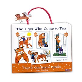 Paul Lamond Tiger Who Came to Tea 4-in-1 Puzzle