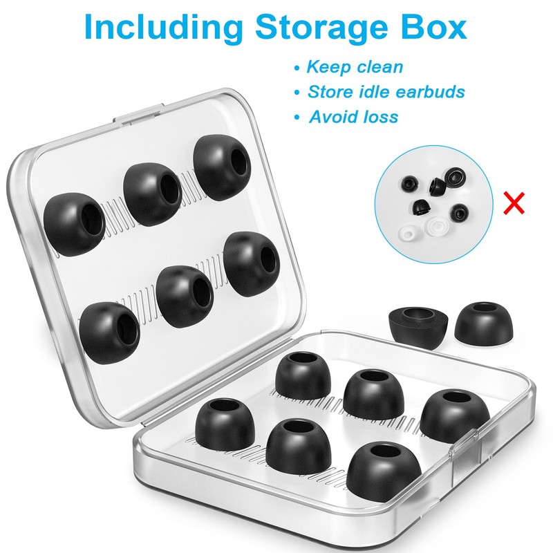 New bee A3 airpod Memory Foam tip, Memory Foam Replacement