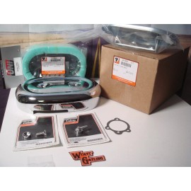 V-Twin Manufacturing Harley Air Cleaner FX FL XL Chrome Oval Kit Bendix Keihin Carb V-Twin 34-0924 Y2