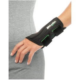 Müller Mueller Green Fitted Wrist Brace, Left Hand, Unisex, One Size Fits Most, Black