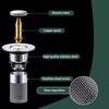 Drain Plug with Strainer, Stainless Steel Sink Drain Strainer, Sink