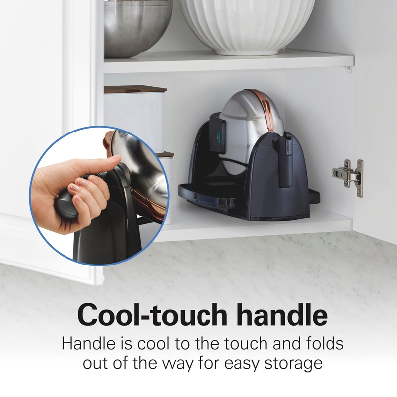 Hamilton Beach Belgian Waffle Maker with Removable PFAS-Free Durathon Nonstick