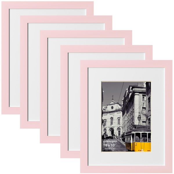 eletecpro 8x10 Picture Frames Set of 5, Gallery Wall Frames